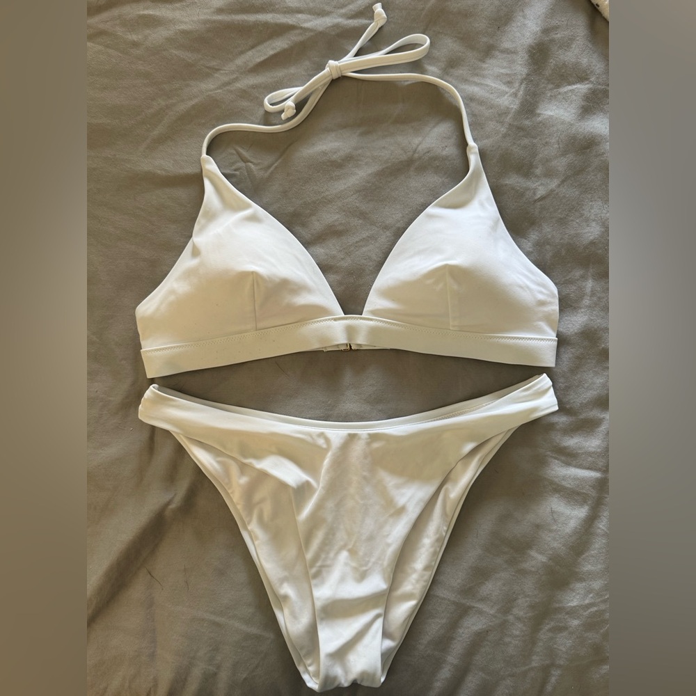 Victoria's Secret White Bikini Set Timeless Swimwear